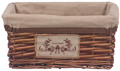 Корзина Natural House Орех 280x190x130 / EW-55 XS (коричневый) - фото