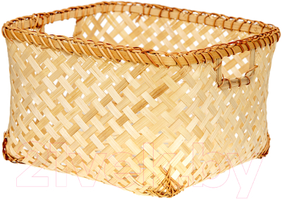 Корзина Natural House Натуральное плетение 310x310x210 / MIF-16L (натуральный) - фото