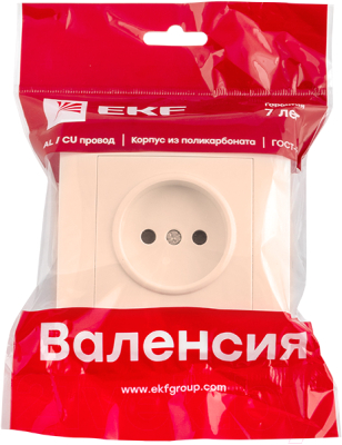 Розетка EKF PROxima Валенсия / EWR10-022-20