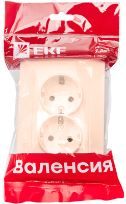 Розетка EKF PROxima Валенсия / EWR16-128-20