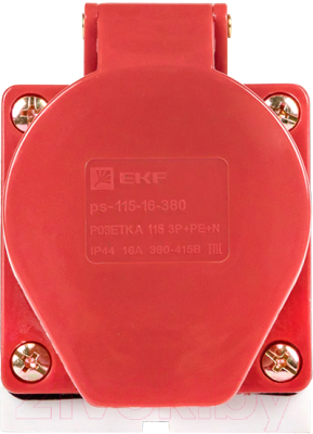 Розетка кабельная EKF PROxima PS-115-16-380