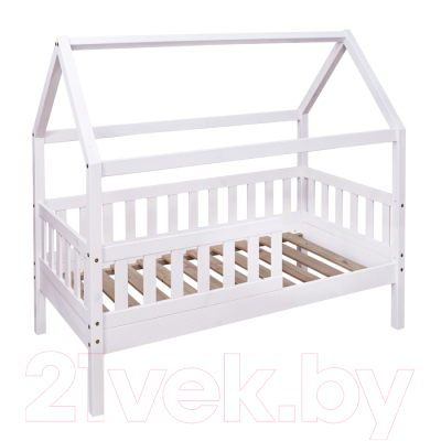 Стилизованная кровать детская Dipriz Д.7436.1 (белый)