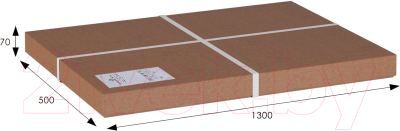 Зеркало Мебелик В 27Н (светло-коричневый)