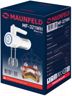 Миксер ручной Maunfeld MF-321WH