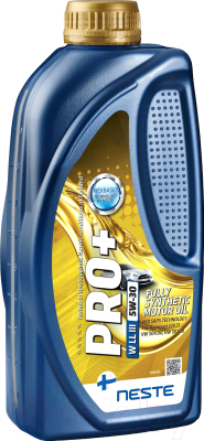 Моторное масло Neste Pro+ W LL III 5W30 / 117852 - фото