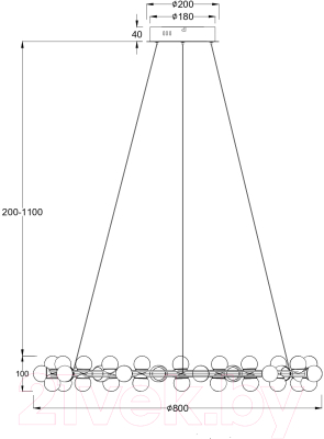 Люстра Maytoni Tessara MOD081PL-L60G3K