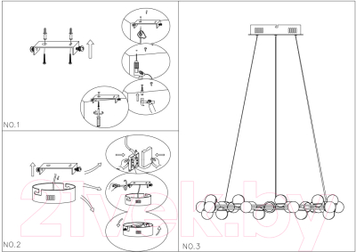 Люстра Maytoni Tessara MOD081PL-L60G3K