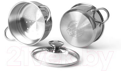 Кастрюля-пароварка Fissman Bambino 5275