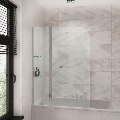 Стеклянная шторка для ванны Grossman GR-101/1