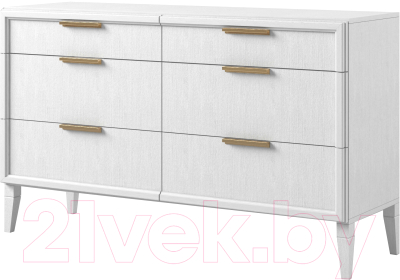 Комод Молодечномебель Charlie B-6 ВМФ-1502 (дуб оксфорд р) - фото