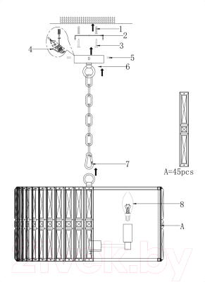 Люстра Maytoni Facet MOD094PL-06G