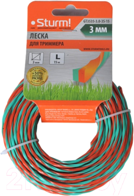 Леска для триммера Sturm! GT3535-3.0-3S-15 - фото