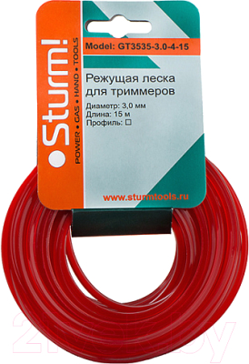 Леска для триммера Sturm! GT3535-3.0-4-15 - фото