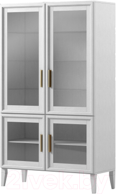 Шкаф с витриной Молодечномебель Charlie D-4 ВМФ-1503 - фото