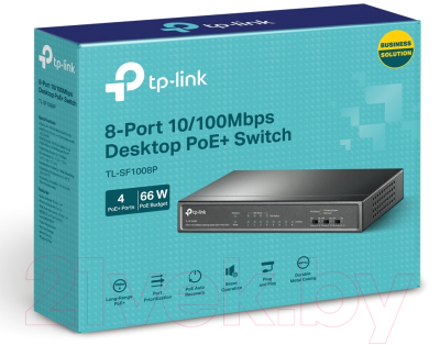 Коммутатор TP-Link TL-SF1008P v7