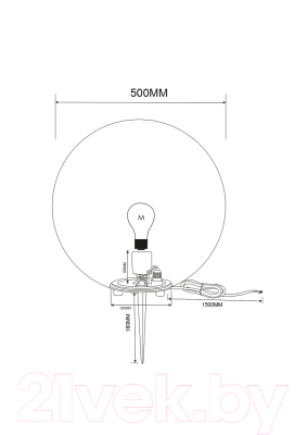 Светильник уличный Maytoni Erda O594FL-01W1