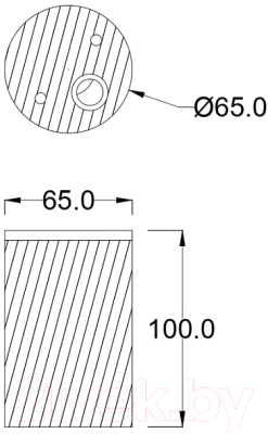 Светильник уличный Maytoni Roll O307CL-01B