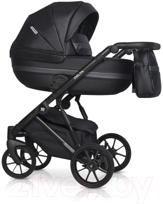 Детская универсальная коляска Riko Basic Delta Ecco 3 в 1 (15/черный) - фото