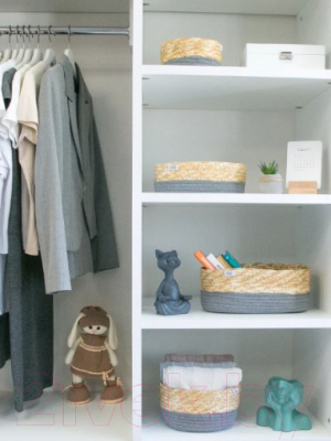 Корзина Natural House Сканди 330x220x140 / QR-23L (графит)