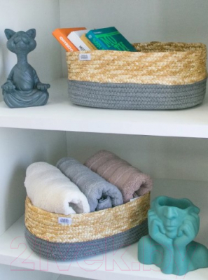 Корзина Natural House Сканди 330x220x140 / QR-23L (графит)