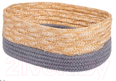 Корзина Natural House Сканди 290x190x120 / QR-23M (графит) - фото