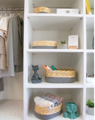 Корзина Natural House Сканди 290x190x120 / QR-23M (графит)