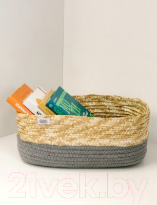 Корзина Natural House Сканди 290x190x120 / QR-23M (графит)