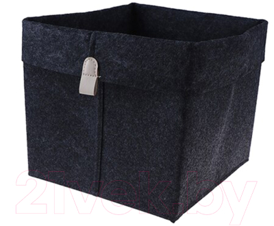 Корзина Handy Home Фетр 230x230x265 / UC-198 (черный) - фото