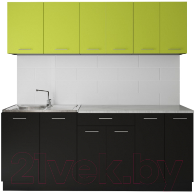 Кухонный гарнитур Артём-Мебель Лана СН-113 без стекла 2.0 - фото