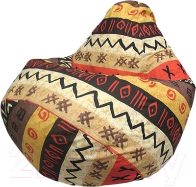 Бескаркасное кресло Flagman Груша Мега Г3.4-11 (африкан) - фото