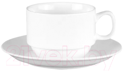 Чашка с блюдцем Chan Wave Classic фк0137 - фото