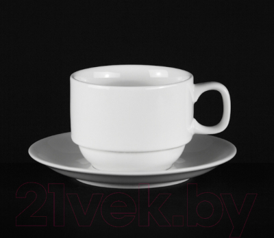 Чашка с блюдцем Chan Wave Classic фк0137