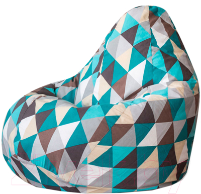 Бескаркасное кресло Flagman Груша Мега Г3.4-21 (ромбик 03) - фото