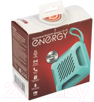 Портативная колонка Energy SA-09 / 342012 (мятный)