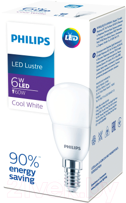 Лампа Philips LEDLustre 6-60W E14 840 P45NDFR RCA / 929002274037