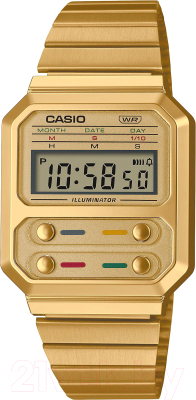 Часы наручные унисекс Casio A-100WEG-9A - фото