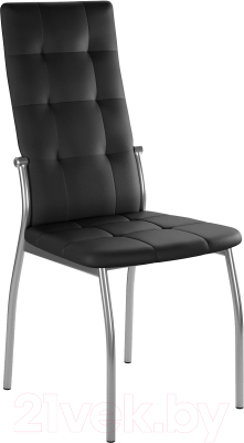 Стул DikLine Галс-М (хром/кожзам Pegaso черный) - фото
