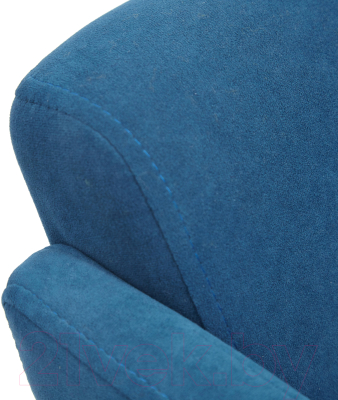 Кресло офисное Tetchair Milan хром/флок (синий 32)