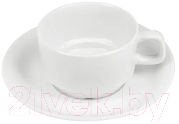 Чашка с блюдцем Chan Wave Lambert фк6019 - фото