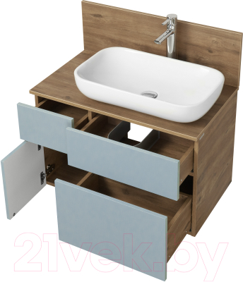 Тумба под умывальник Акватон Мишель 80 (1A256801MIX30 + 1A256603MIDR0)