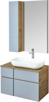 Тумба под умывальник Акватон Мишель 80 (1A256801MIX30 + 1A256603MIDR0)