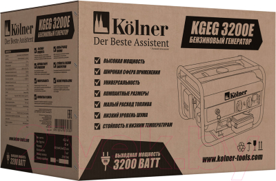 Бензиновый генератор Kolner KGEG 3200E