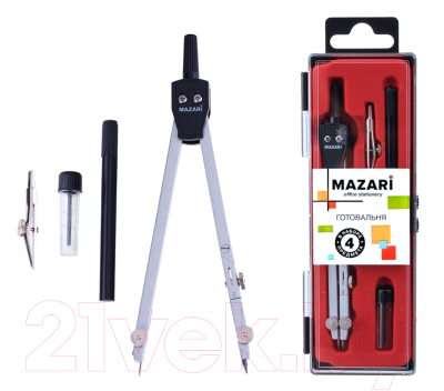 Готовальня Mazari М-4504