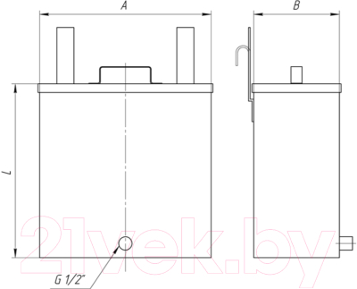 Бак для печи Ferrum Комфорт f0609