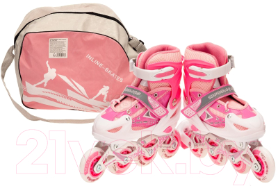 Роликовые коньки FAVORIT 106SET-M-PN - фото