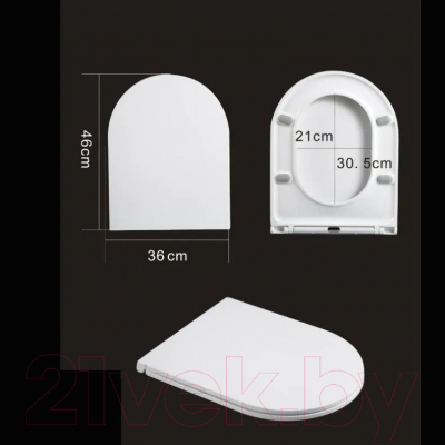 Сиденье для унитаза WeltWasser 2049 MT-BL