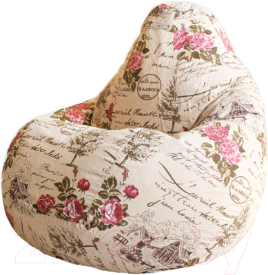 Бескаркасное кресло Flagman Груша Мега Г3.4-111 (Прованс) - фото