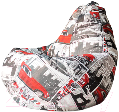 Бескаркасное кресло Flagman Груша Мега Г3.4-120 (ягуар) - фото