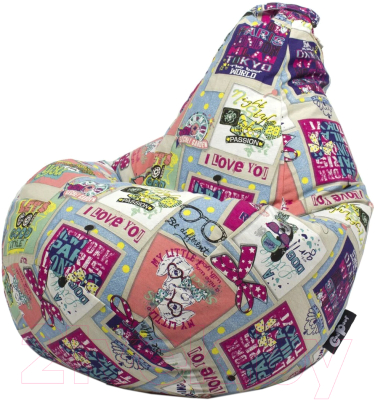 Бескаркасное кресло Flagman Груша Мега Г3.4-122 (дрим 01) - фото