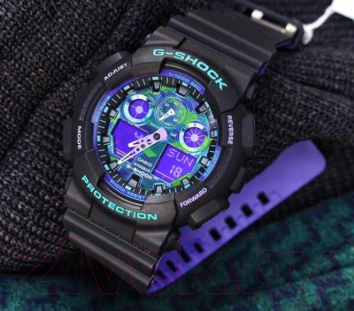 Часы наручные мужские Casio GA-100BL-1A